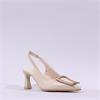 Hispanitas Giorgia Slingback High Heel - Cream